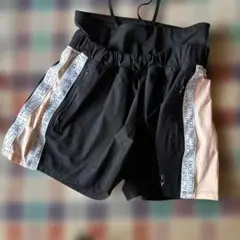 ROXYランニングショートパンツ ブラックのサムネイル