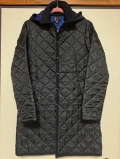 LAVENHAM キルティングコート フード付き 黒