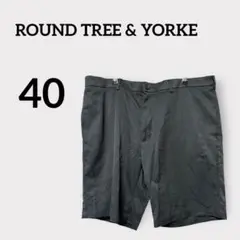 ROUND TREE & YORKE 【40】ショートパンツ ブラック