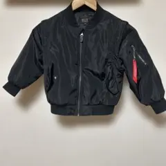 値下げ 美品 子供用MA1 110サイズ 2way ベスト アウター