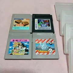 ☆ゲームボーイソフト☆　中古 4本セットとクリアケース付き