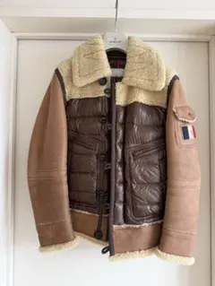 最高のMoncler Cygne ムートンコート - メルカリ