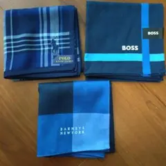 Polo Ralph Lauren、BOSS、Barneys ハンカチセット