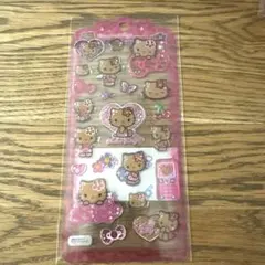 日焼けキティ　ドロップジュエリーシール