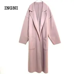 英格 BIG輪廓大衣 摩卡 M 腰部綁帶 側開衩 長版