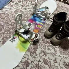 スノーボードセットレディース