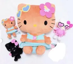 ハローキティLぬいぐるみ日焼けギャルVer.マスコットXOXOギャルまとめ売り
