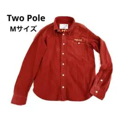 Two Pole 長袖シャツ 刺繍 個性的 ヴィンテージ 古着 アコーディオン