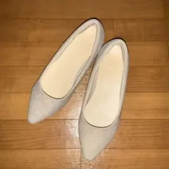 【ABC SELECT】パンプス（ベージュラメ／スエード）