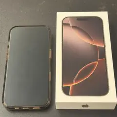Apple iPhone 16pro デザートチタニウム　128GB