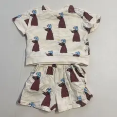 モグラ柄 Tシャツ ショートパンツ セット　セットアップ