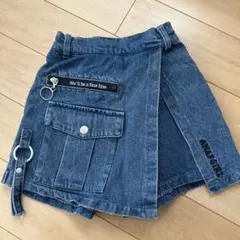 ANAP GIRL デニムスカート ラップスタイル　XS