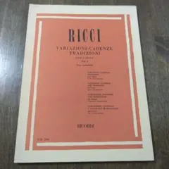 RICCI VARIAZIONI-CADENZE TRADIZIONI VolI