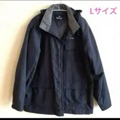 メンズジャンバー　アウター　Lサイズ　ダンロップ　フード付き