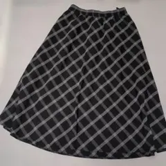 チェック柄 フレアスカート【秋冬】 ウエスト69〜77cm 丈65センチ