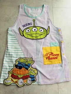 リトルグリーンメン　トイストーリー　エプロン　保育士