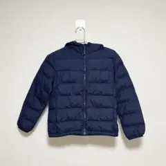 ユニクロ130ライトウォームパデッドパーカー