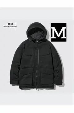 ユニクロ&ホワイトマウンテニアリング ハイブリッドダウンオーバーサイズパーカM