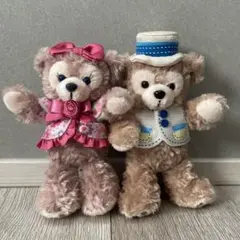 ダッフィー&シェリーメイ ぬいぐるみバッジ