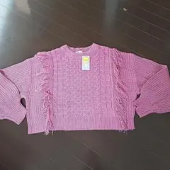 Cutie Blonde アクリル ニット セーター ピンク 60%OFF