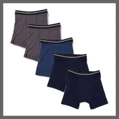 ボクサーパンツ⭐️5枚組 下着 コットン ゆったりフィット メンズ M