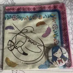 復刻版　アイカツ！メモリアルハンカチセット　風沢そら　缶バッジ