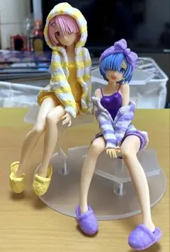 ☆『リゼロ 』✨レム＆ラム✨ルームウェア・アナザーカラーぬーどるストッパー2点❣️