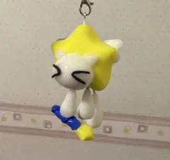 ハンドメイド ねこ キーホルダー 粘土