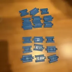 プラレール 1／4レール　青 9個セット✖︎2セット