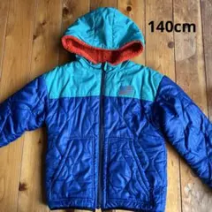 BREEZE アウター　ジャンバー ブルー×オレンジ　リバーシブル　140cm