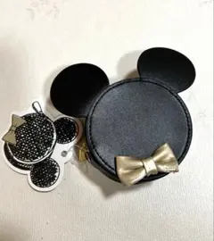【新品未使用】Disney ミッキー ミニポーチ ブラック