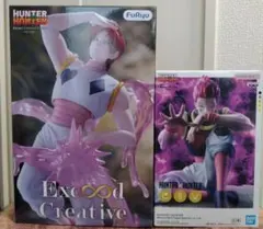 HUNTER×HUNTER ヒソカ フィギュア 2個セット【匿名配送】のサムネイル