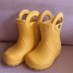 crocs 子供用 長靴 黄色
