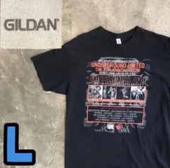 2T5334 GILDAN プリントTシャツ ラッパー ヒップホップ　古着