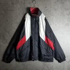 Wilson ウィンドブレーカー ナイロンジャケット 黒 赤 vintage