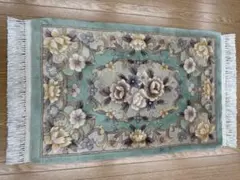 特選 天然色羊毛100% 中国段通 100段 玄関マット 約93cm×61cm - メルカリ