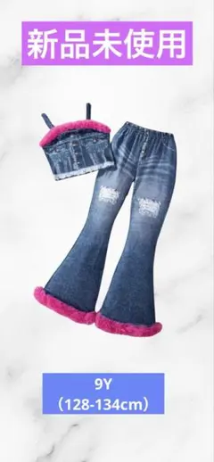 Sheinデニムフレアパンツ＆キャミソールセット