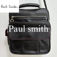 【良品】Paul Smith ポールスミス ブラック ショルダーバッグ ビジネス