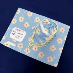 給食セット❣️ランチマット+巾着袋❣️綿ツイルでハンドメイド❣️