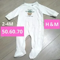 H＆M スターウォーズ　マンダロリアン　ロンパース　50. 60.70