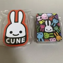 CUNEカラフルウサギ クッキー缶 ローソンコラボ 2種 - メルカリ