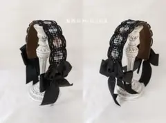 ハンドメイド　制作日和　カチューシャ　 ロリータさんにも最適！