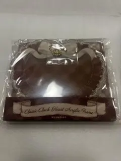 フクヤオンライン クラシック　チェックハートアクリルフレーム レッド　赤