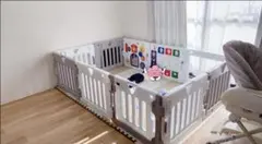 日本育児　 ベビーサークル 白　10枚