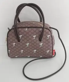 しまむら×スヌーピー　2Wayバッグ　ベージュ　生誕70周年記念限定　ショルダー