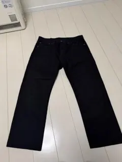 美品　LEVI 505 ブラックデニム W36 L32