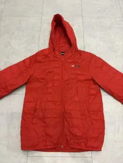 DIESEL フード付きレッドナイロンジャケット