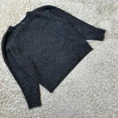 【SENSE OF SPOON】トップス 無地 ダークグレー ニットセーター
