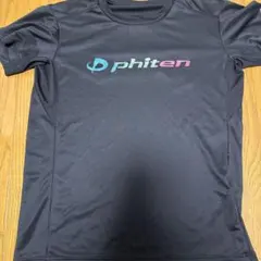 phiten ブラック シャツ L