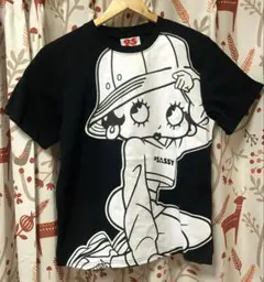 新品　ベティ　 BETTY BOOP ベティちゃん　半袖　Tシャツ　ブラック L